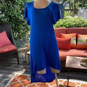 AnM High/Low Dress, Medium, Blue
